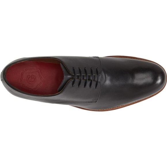 Grenson \'Toby\' Leather Plain Toe Derby Shoe